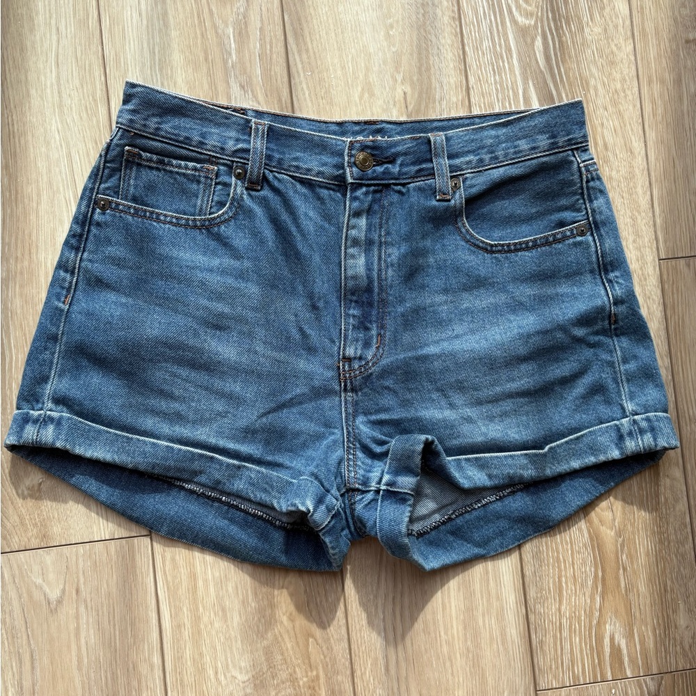 American Eagle Outfitters Dark Blue Jean Shorts